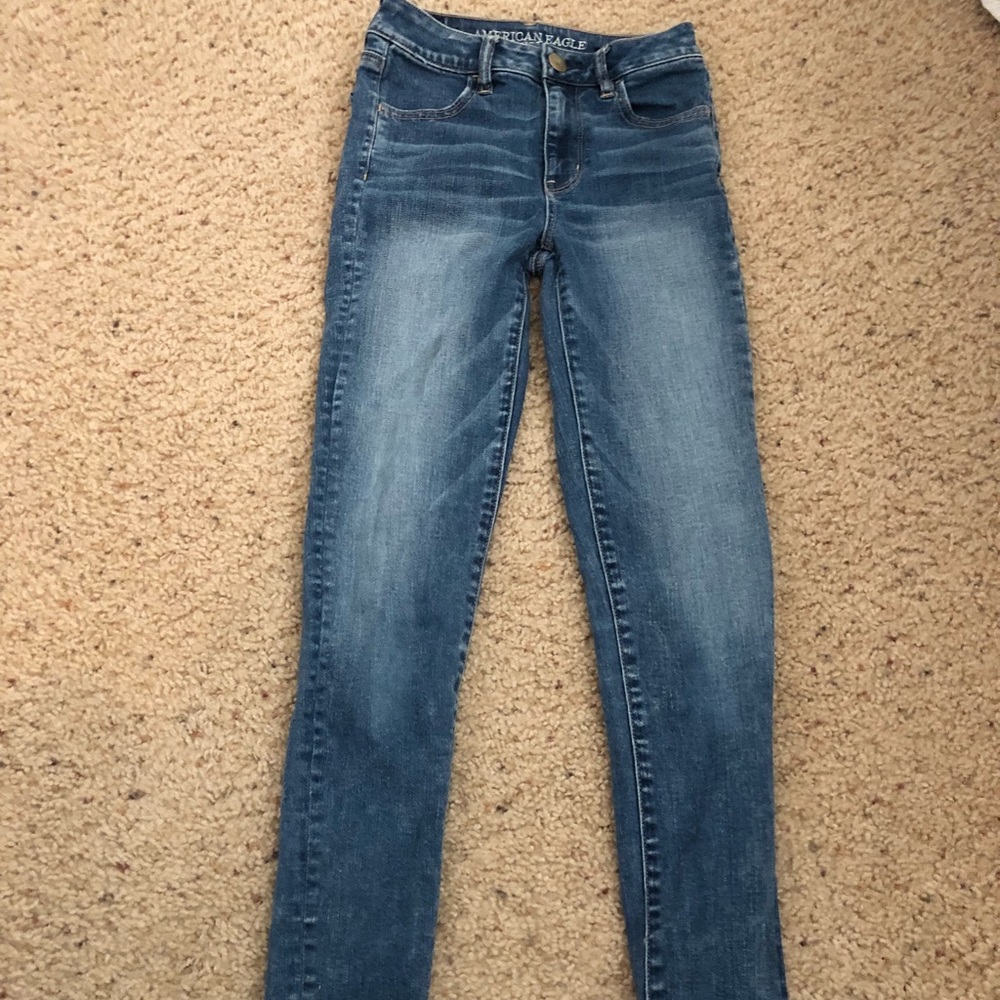 Denim skinny jeans